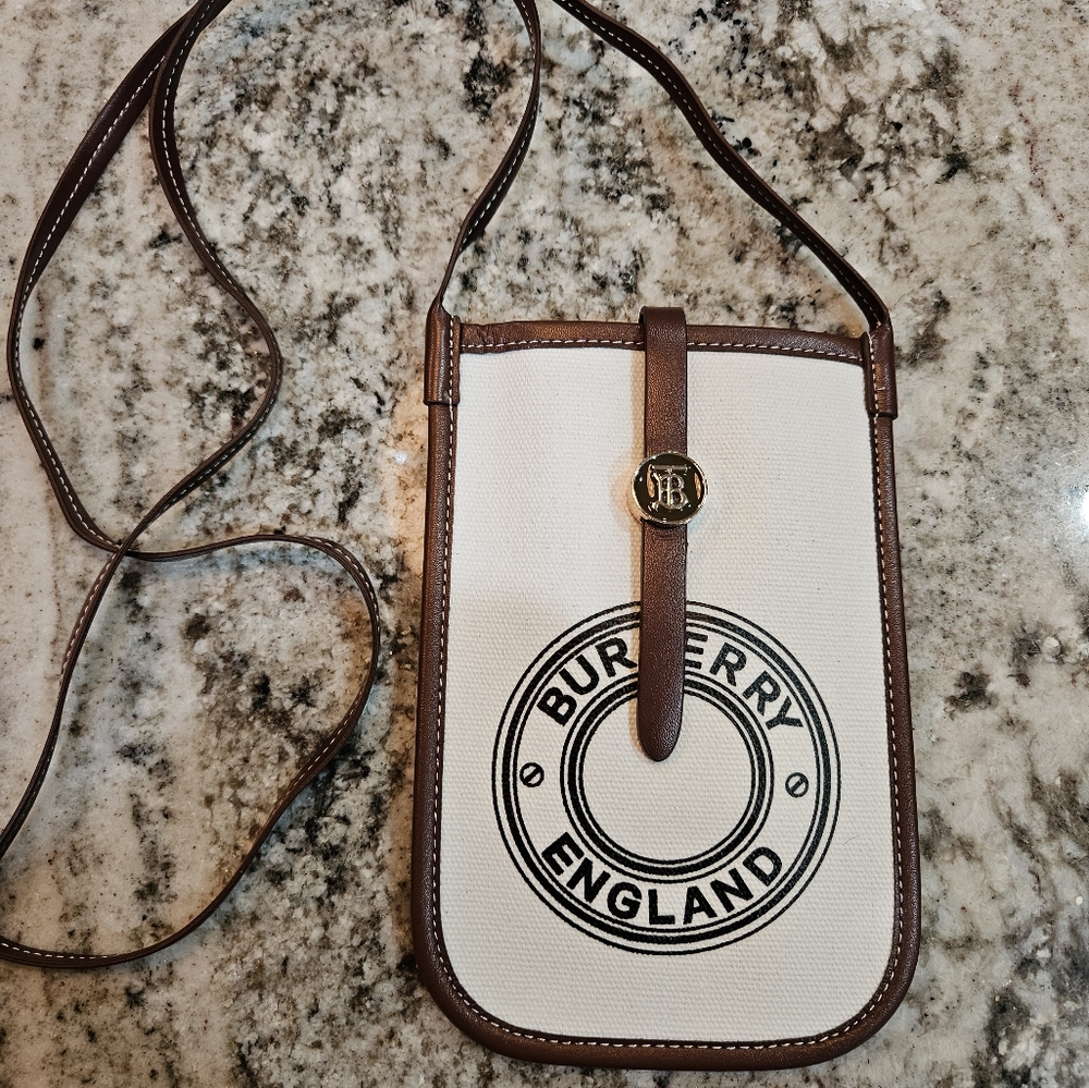 Burberry Canvas Sling CellPhone Bag